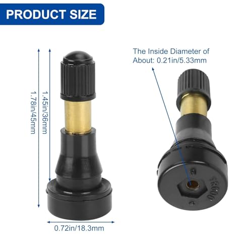 25PCS TR-600HP Snap-in High Pressure Tire Wheel Valve Stems - size: TR600HP-25pcs