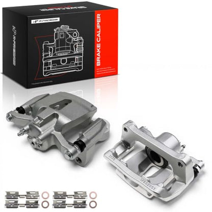 A-Premium Rear Left and Right Side Disc Brake Caliper with Bracket - style: Rear Driver and Passenger Side