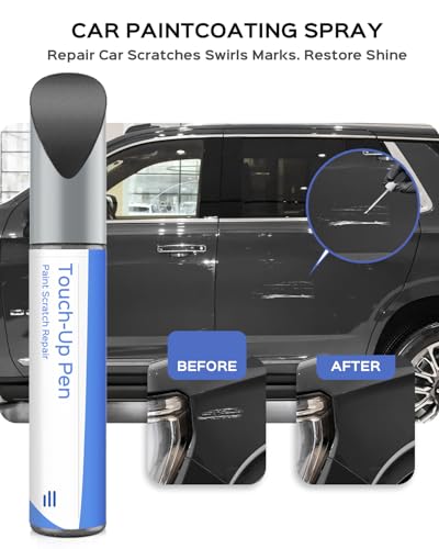 Satin Steel Gray Metallic G9K/WA464C Touch Up Paint Exact-Match Compatible with GMC– Car Paint Scratch Repair Kit Automotive Paint Pen Professional Automotive Paint Pen for Scratches, Chips & Nicks - color: Satin Steel Gray Metallic