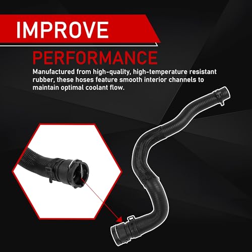 Heater Inlet Outlet Hose w/Connectors Fit for 13-18 Sonic