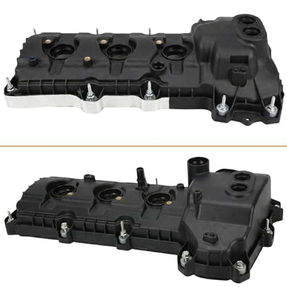 Engine Valve Covers Compatible with Ford F-150, Edge, Explorer, Mustang, Transit & Lincoln MKZ MKX 3.5L 3.7L (2011-2020) Non-Turbo, Direct Replace Part # BR3Z6582U BR3Z6582R