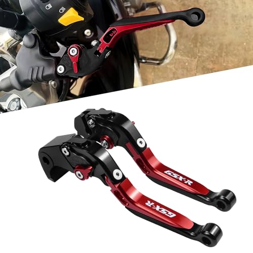 Clutch Brake Levers for Suzuki GSXR 600 750 1000 1000R, Red - color: Red
