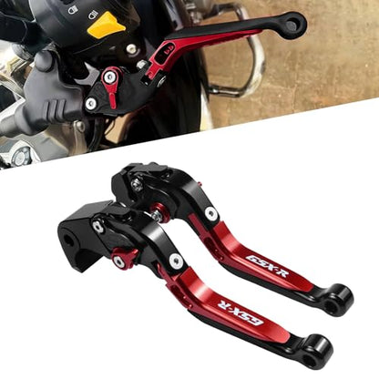 Clutch Brake Levers for Suzuki GSXR 600 750 1000 1000R, Red - color: Red