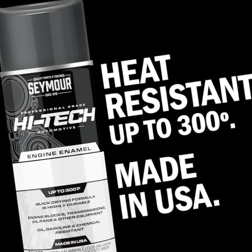 Hi-Tech EN-43 Engine Enamel Spray Paint – Ford Gray, 12 oz (2-Pack) | High-Temp, Durable Finish for Engines & Transmissions
