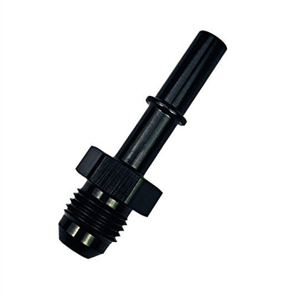 8AN Male to 3/8 SAE Quick Disconnect Male Push-On EFI Fitting Fuel Rail Hose Line Adapter Aluminum Black - color: Black Male, size: 8AN to 3/8