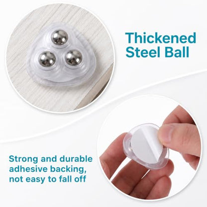 12 Pcs Small Appliance Rollers, 360° Swivel Appliance Caster