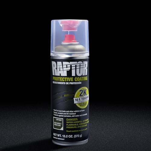 RAPTOR 2K Bedliner Aerosol, Protective Coating, 13.2 OZ - color: Olive Green