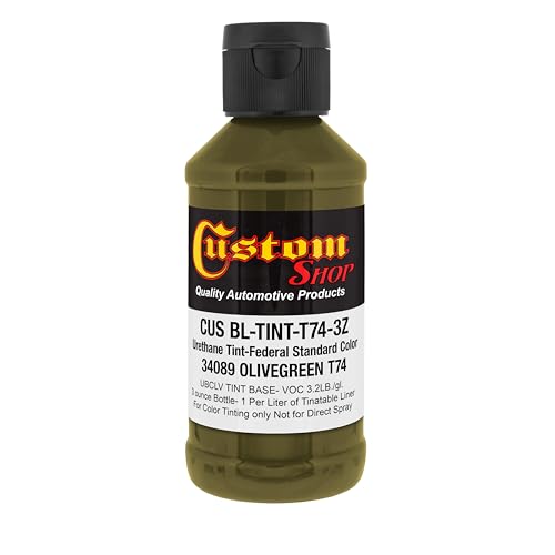 Custom Coat 3 Ounce, Olive Green, Bedliner Tint Concentrate - color: Olive Green, size: 3-Ounce (Pack of 1)