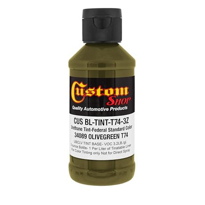 Custom Coat 3 Ounce, Olive Green, Bedliner Tint Concentrate - color: Olive Green, size: 3-Ounce (Pack of 1)
