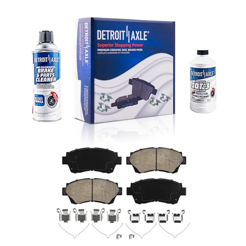 Detroit Axle - Front Brake Pads for Lexus ES300 LS400 SC300 Toyota Avalon - size: 4P1202037/Kit