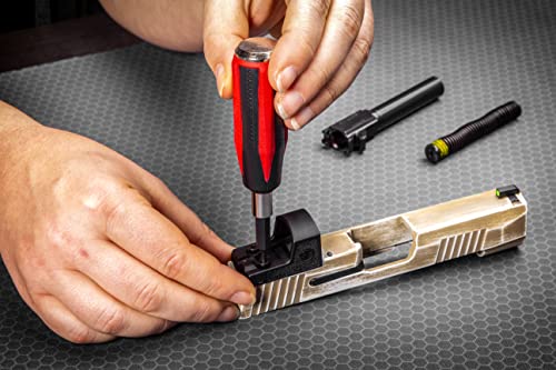 Real Avid Precision Screwdriver Set for Gun Maintenance | 90 PCS Screw Driversets with LED Driver, Hex, Phillips & Torx Bit Set | Kit Includes Magnetic Bit Driver, Turret Tool, Multibit Set & Case - style: Driver, Bit Set, Turret Tool