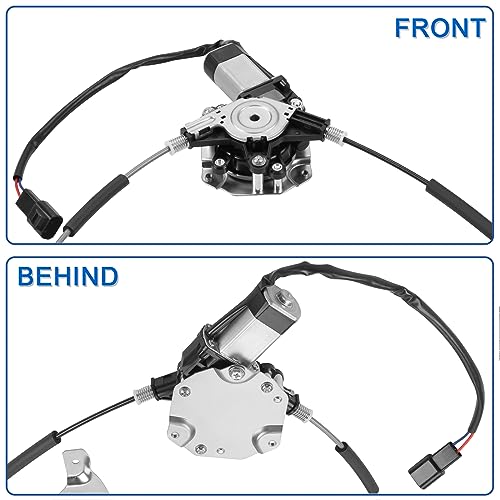 Obaee 748-510 Rear Left Driver Side Power Window Regulator with Motor Assembly Compatible with Chevrolet Impala 2006-2013 Impala Limited 2014-2016, Replace OE 10338753, 20927599 - size: Rear Left Driver Side