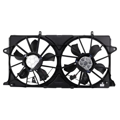TRQ Radiator Dual Cooling Fan Assembly - style: RFA80247