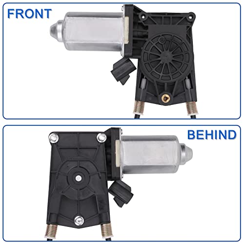 Obaee 748-229 Rear Right Passenger Side Power Window Lift Regulator with Motor Compatible with Chevrolet Tahoe GMC Yukon Cadillac Escalade 2000-2006 - size: Rear Right Passenger Side