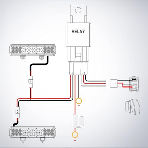Nilight 2PCS 4 Inch Flood LED Light Pods Kit 18W - color: 2Pcs 18W 4Inch LED Flood Light w/5Pin Wiring Harness
