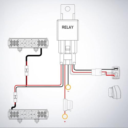 Nilight 2PCS 4 Inch Flood LED Light Pods Kit 18W - color: 2Pcs 18W 4Inch LED Flood Light w/5Pin Wiring Harness