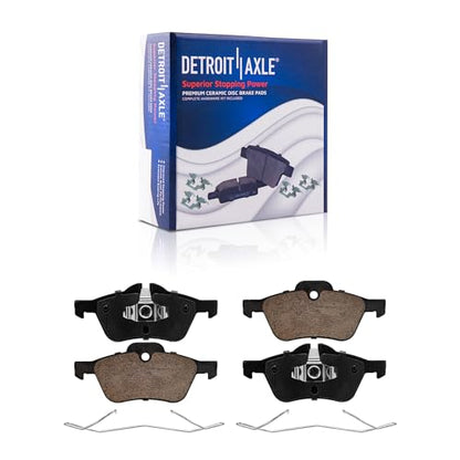 Detroit Axle - 4-Lug Wheel Models Brake Kit for 2002-2006 Mini Cooper - size: 8PR1300283/kit