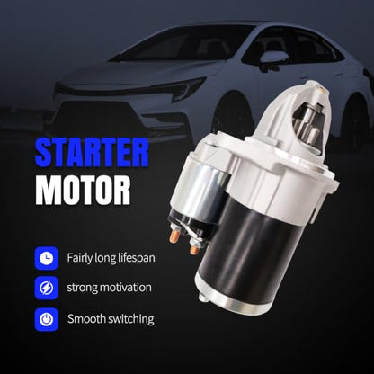Starter Motor, 12V 1.4KW 9 Teeth Counter Clockwise Replace #17840N - size: 17840N