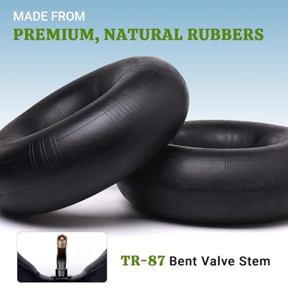 AR-PRO 11x4.00-5|11x4.50-5|11x6.00-5 Heavy Duty Replacement Inner Tube with TR-87 Bent Valve Stem (2-Pack) - for Wheelbarrows, Mowers, Hand Trucks and More - size: 11x4.00/4.50-5,TR-87