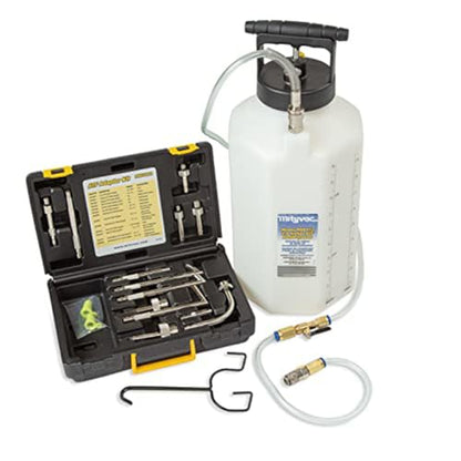 Mityvac MV6412A ATF Pneumatic Sealed Automatic Transmission Refill System, Integrated Manual Pump, 2.5 Gallon (10Liter), Flow Control Valve, Quick-Change Connection, Integrated Pressure Relief Valve - style: MV6412A