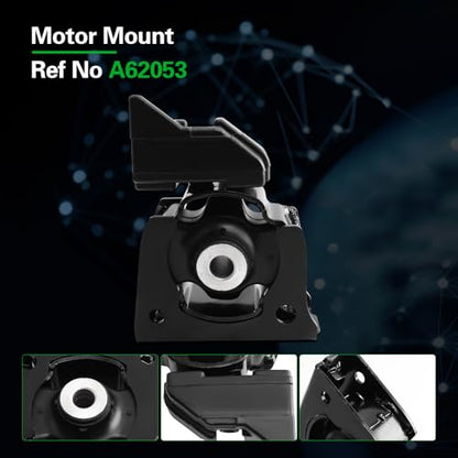 Engine Motor Transmission Mount Kit Compatible with Prius 2010-2015