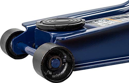 TCE 4 Ton(8000 lb) Blue Low‑Profile Floor Jack, Dual‑Piston Quick Lift Pump - size: 4 Ton
