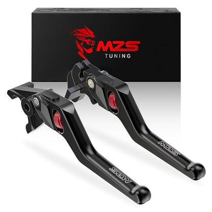MZS Brake Clutch Short Levers for GSX8R GSX8S/8T/8TT GSXS750 SV650 DL800/DE - size: GSX8S/GSX8R/GSXS750/SV650/Vstrom 800