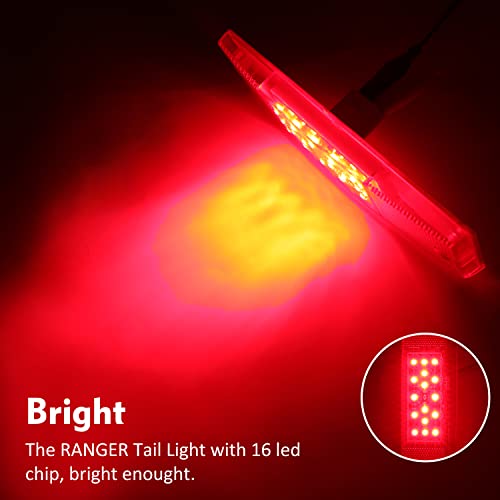 SUNPIE Tail Lights Assembly Compatible with Polaris Ranger 2011+ - color: Red-Polaris Ranger 2