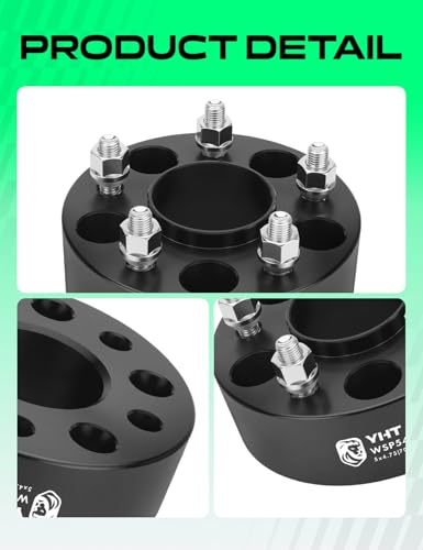YHTAUTO 5x4.75 Hub Centric Wheel Spacers 2 Inch for Buick, Chevy, GMC - size: 2 Inch Thickness, style: 4 PCS