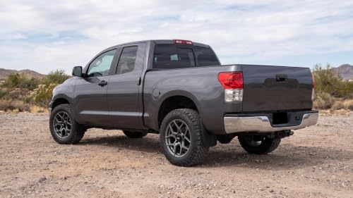 RockTrix RT105 18x9 Off-Road Wheels compatible with Toyota Tundra 2007-2021, Matte Gunmetal 5x150 Rims -12mm Offset for 33-35 Inch Tire Clearance, Fits Sequoia, Land Cruiser, And Fits Lexus LX570 - color: Matte Gunmetal, size: 18x9 -12mm offset