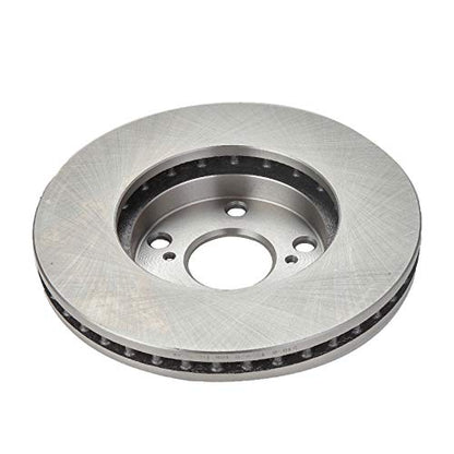 TRQ Front and Rear Brake Pad and Rotor Set Ceramic Vented Solid Rotors - style: BKA11820