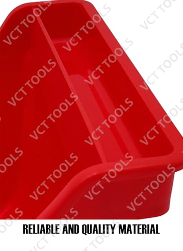 VCT Truck and Trailer Wheel Axle Seal Oil Drain & Drip Pan, 2.5L Oil Pan, 2/3 Gallon Reusable for Trucks & Trailers Wheel Hub Red 2-Pack