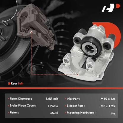 A-Premium Rear Left Driver Disc Brake Caliper without Bracket - style: Rear Driver Side
