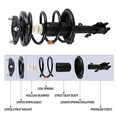 Front & Rear Shock Absorber Kit fit for 1986-2010 Isuzu NPR 2011-2016 NQR