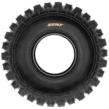 SunF 20x7-8 Front & 23x11-9 Rear ATV UTV Knobby Sport Tires,6 PR Tubeless A027, Set of 4 - size: 20x7-8 & 23x11-9