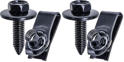 Rexka 15 Sets M8-1.25 Extruded U Nut & Body Bolts Screw Kits for GM Ford Chevy Buick GMC Cadilac Hummer Oldsmobile Pontiac Saturn Cars Trucks (Pack of 2) - size: One Size (Pack of 2)