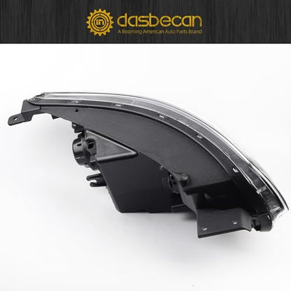 Dasbecan Left side Halogen Headlight Compatible With Kia Soul 2014-2019 - size: Left