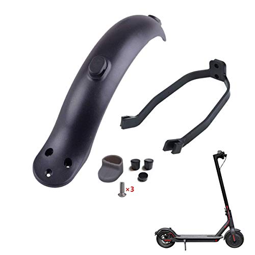 2 Pieces Rear Fender Mudguard Bracket Rear Fender Scooter Replacement Accessory Support for Xiaomi M365/ M365 Pro Scooter with Screws and Screw Caps …