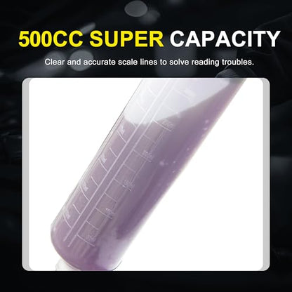 500CC Fluid Extractor, Automotive Fluid Extractor Pump Manual Fuel Suction & Filler, Efficient Oil Extractor Pump for Fluid Extraction