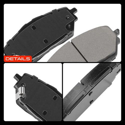 A-Premium Front Ceramic Brake Pads Compatible with Toyota