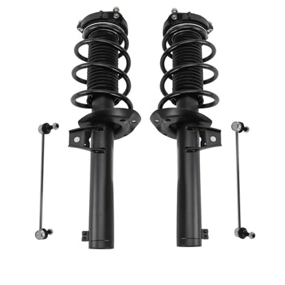TRQ Front Suspension Kit Complete Strut & Coil Spring Assembly Sway Bar - style: PSA27849