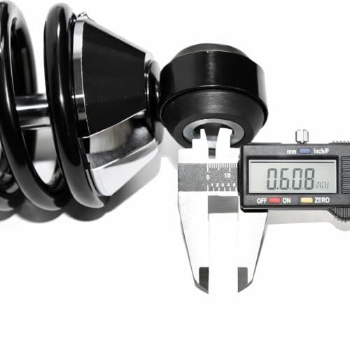 Rear Street Rod Coil Over Shock SET w/350 Pound Black Coated Springs - size: Spring Rate:350