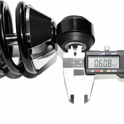 Rear Street Rod Coil Over Shock SET w/350 Pound Black Coated Springs - size: Spring Rate:350