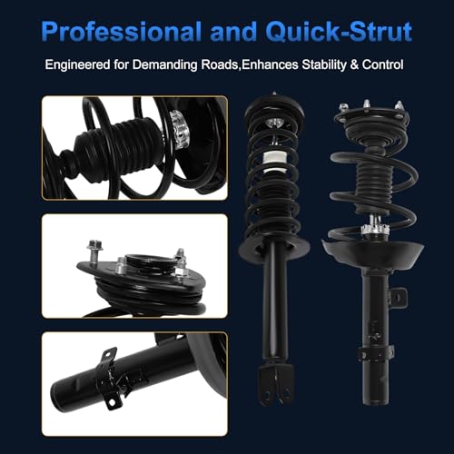Front Struts and Rear Shocks fit 2013-2017 for Honda for Accord