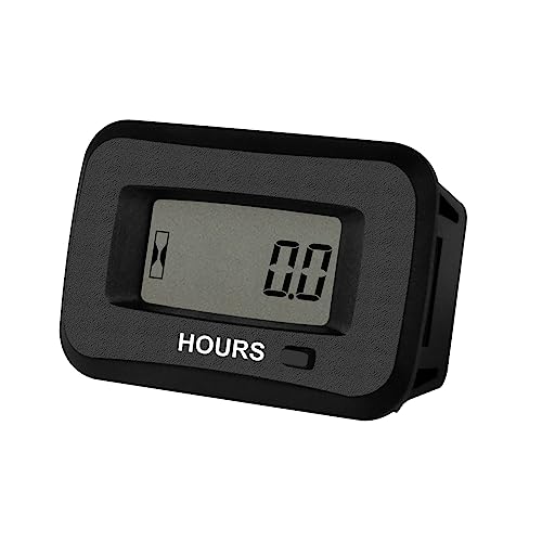 Runleader RL-HM038AG Digital LCD Hour Meter AC/DC 5V to 277V Maintenance