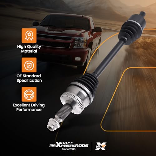 maXpeedingrods Front Left CV Axle Shaft Assembly for Hyundai Sonata - size: for 66-3829