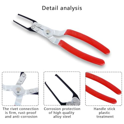 2 PCS Relay Tester, Electrical Disconnect Pliers, Automotive Relay Fmm Fuses Puller Tool, Automotive Relay Tester (Red)
