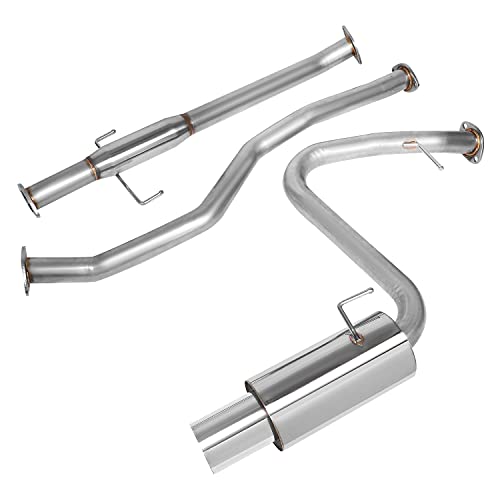 Auto Dynasty 4" Round Tip Catback Exhaust System For 2004-2010 Scion tC