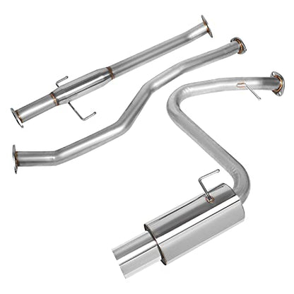 Auto Dynasty 4" Round Tip Catback Exhaust System For 2004-2010 Scion tC