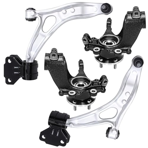 Detroit Axle - Front Steering Knuckles w/Wheel Hub Bearings Lower Control - size: 4CU47867/4PC